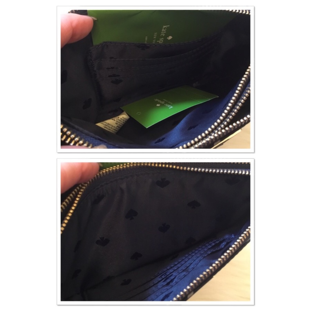 Kate Spade Medium Double Zip Wristlet Floral NWT - Picture 8 of 8